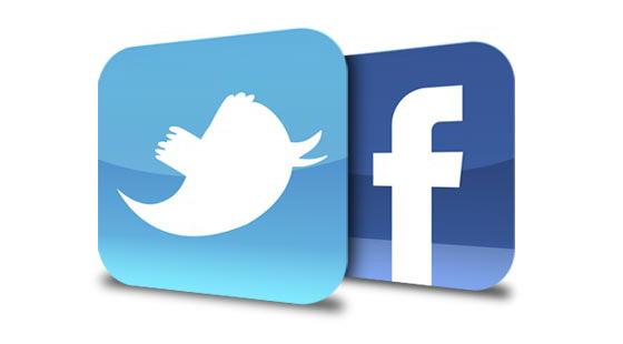 Twitter Facebook logo